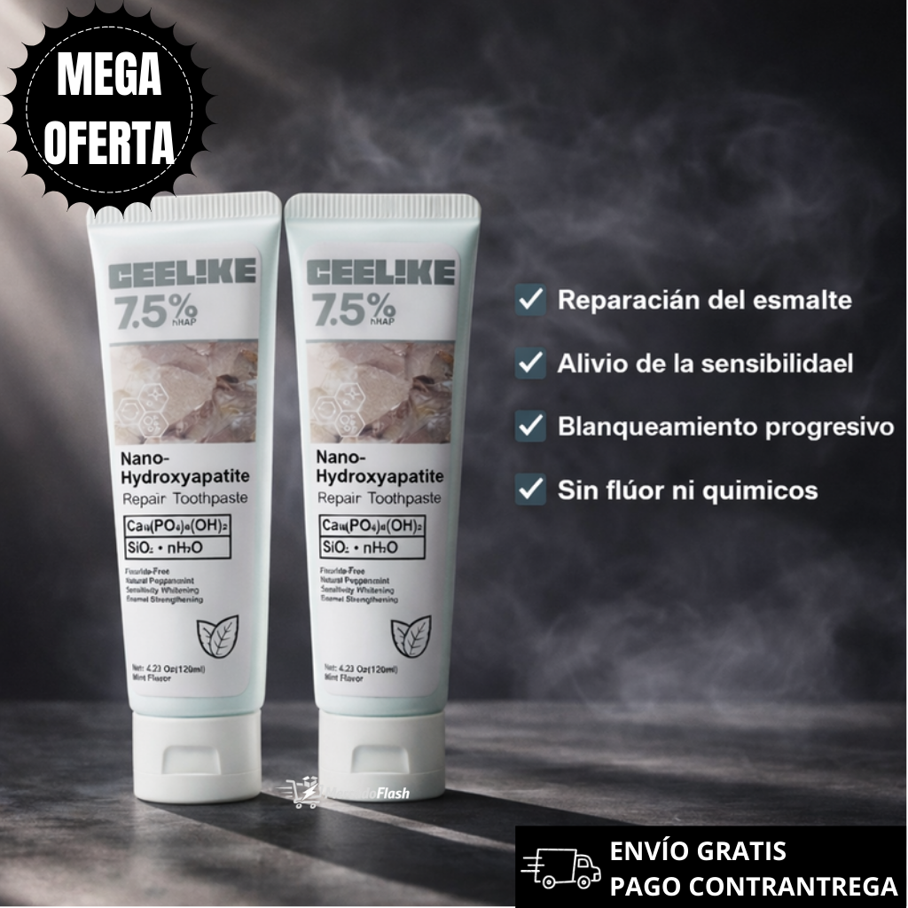 Oferta Especial 2x1:  CEELIKE™ - Pasta Dental Anti Sensibilidad y Blanqueadora