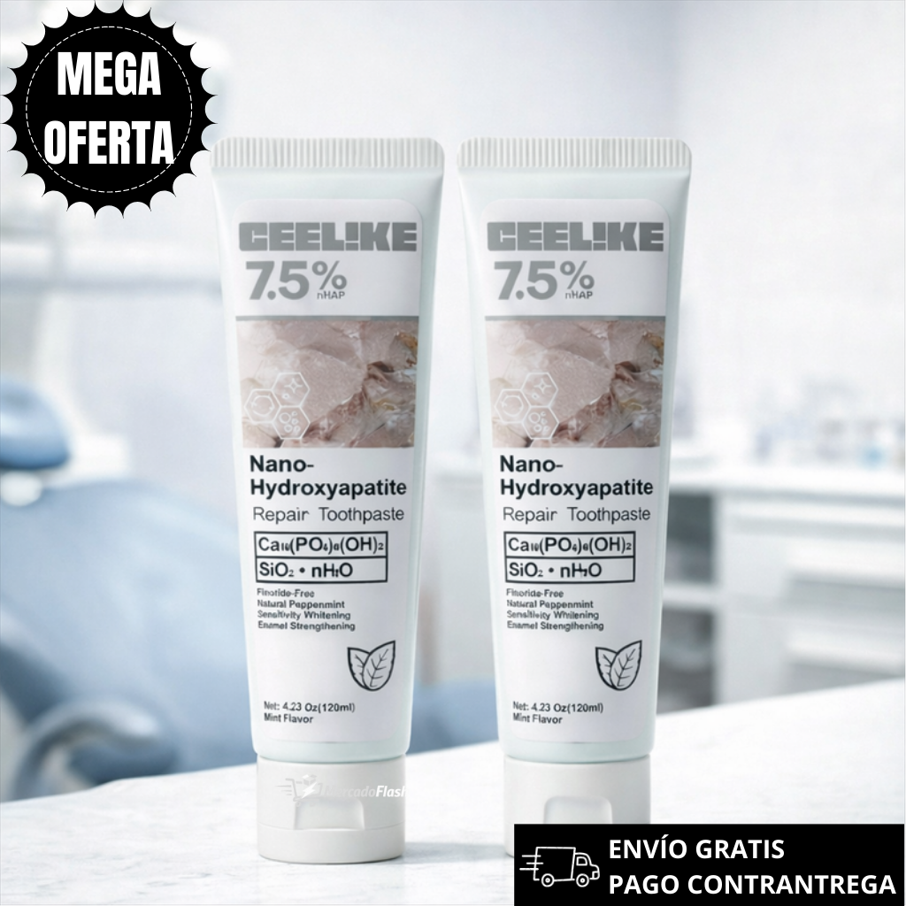 Oferta Especial 2x1:  CEELIKE™ - Pasta Dental Anti Sensibilidad y Blanqueadora