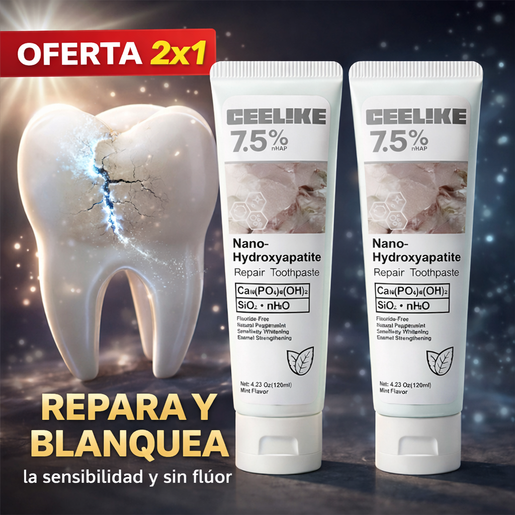 Oferta Especial 2x1:  CEELIKE™ - Pasta Dental Anti Sensibilidad y Blanqueadora