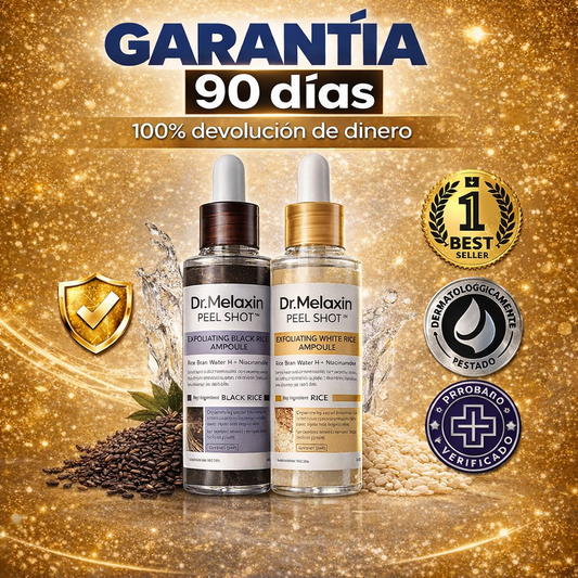 ✨ 2x1 Exclusivo: DR. MELAXIN PEEL SHOOT GLOW™ – Adiós Textura Irregular y Puntos Negros